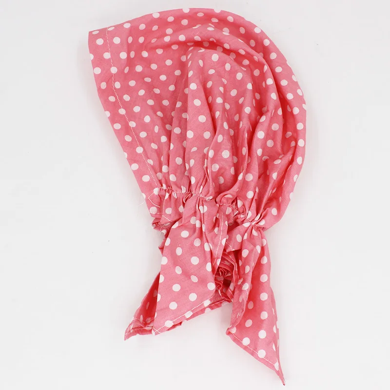 ALTOBEFUN Dots женские банданы женские сельские кепки s Girl хип-хоп Эластичный Тюрбан Кепка женское украшение на голову химиотерапия шляпа полиэстер BD006