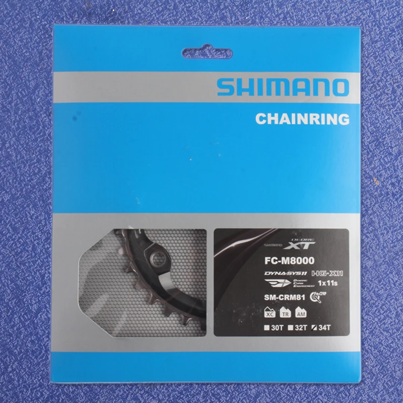 Shimano XT M8000 SM CRM81 передняя Звездочка DYNA SYS11 широкий узкий 32 T 34 11 S f1x водительская