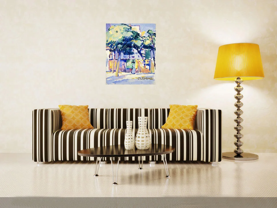 Оригинальная картина маслом на холсте для гостиной | Живопись и каллиграфия