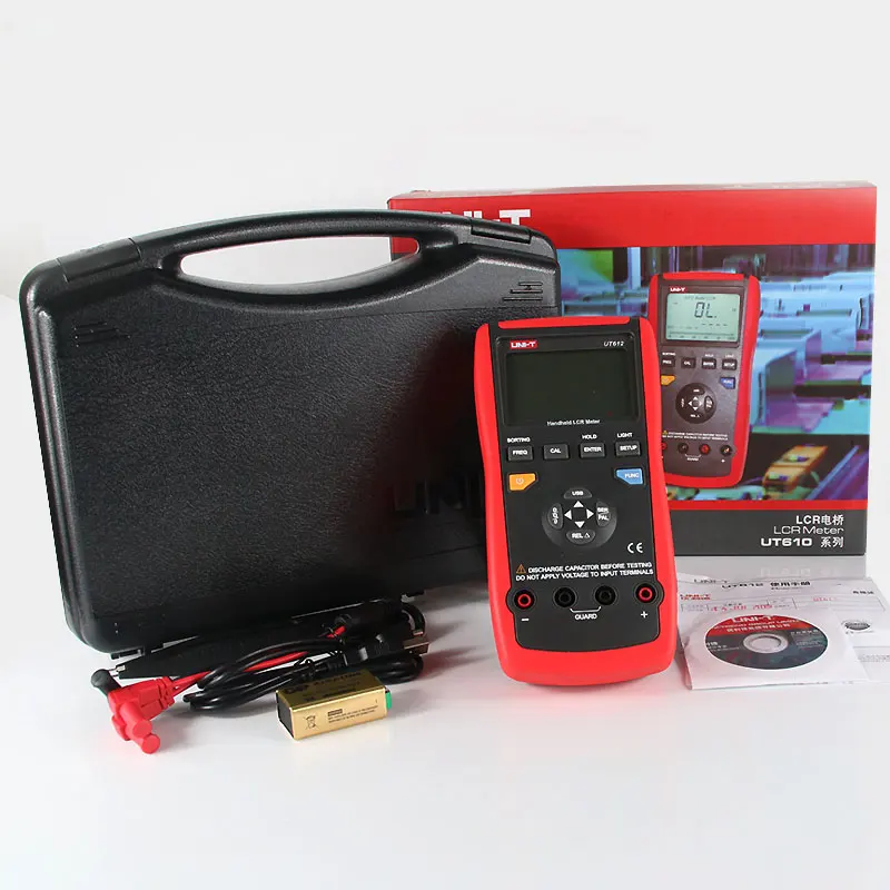 UNI T UT611 Portable Ручной Измеритель иммитанса 10KHz индуктивность емкость сопротивление