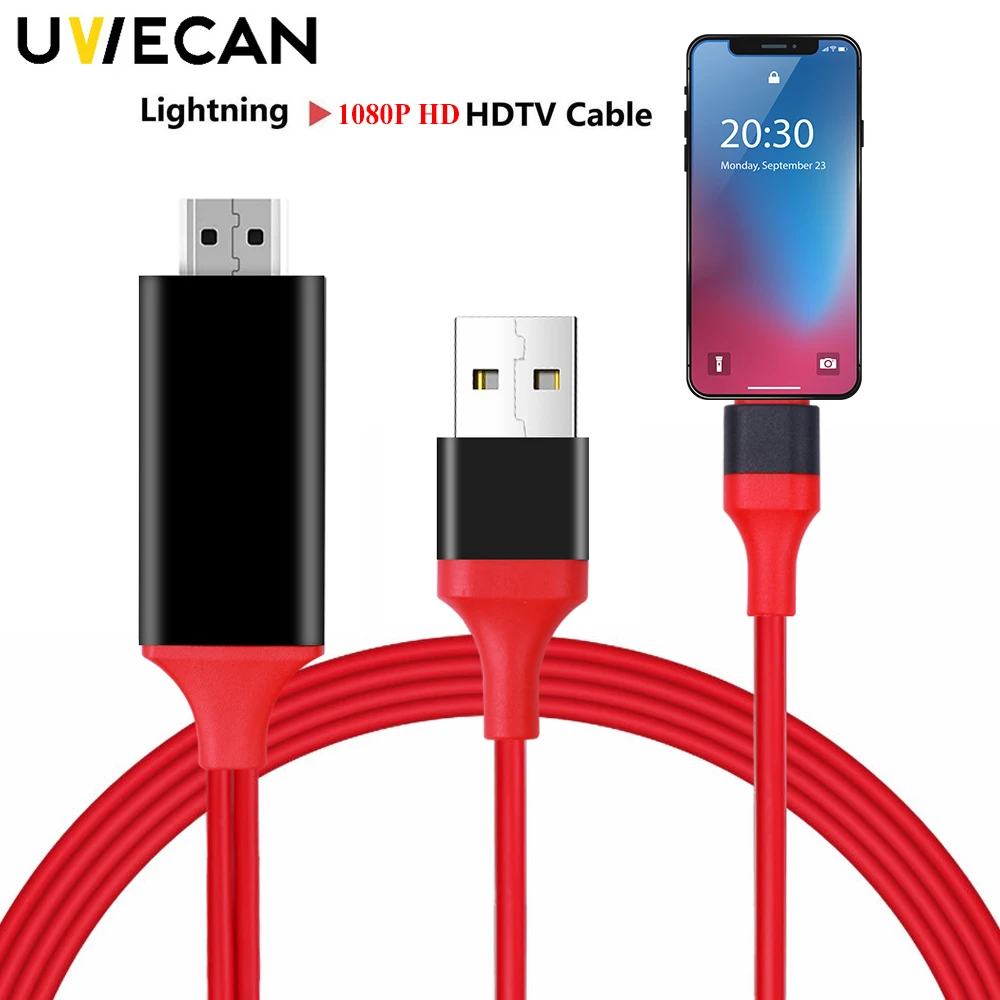 1080 P HDMI кабель системы освещения к HD tv адаптер цифровой AV 8 контактный USB для iPad Pro Air