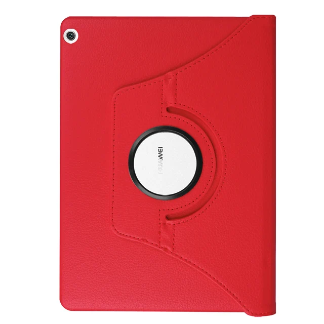 Red 360 Вращение чехол для Медиа Pad M3 Lite 10 чехол-подставка из искусственной кожи чехол для huawei Mediapad M3 Lite 10,1 BAH-W09 BAH-AL00 - Цвет: Red