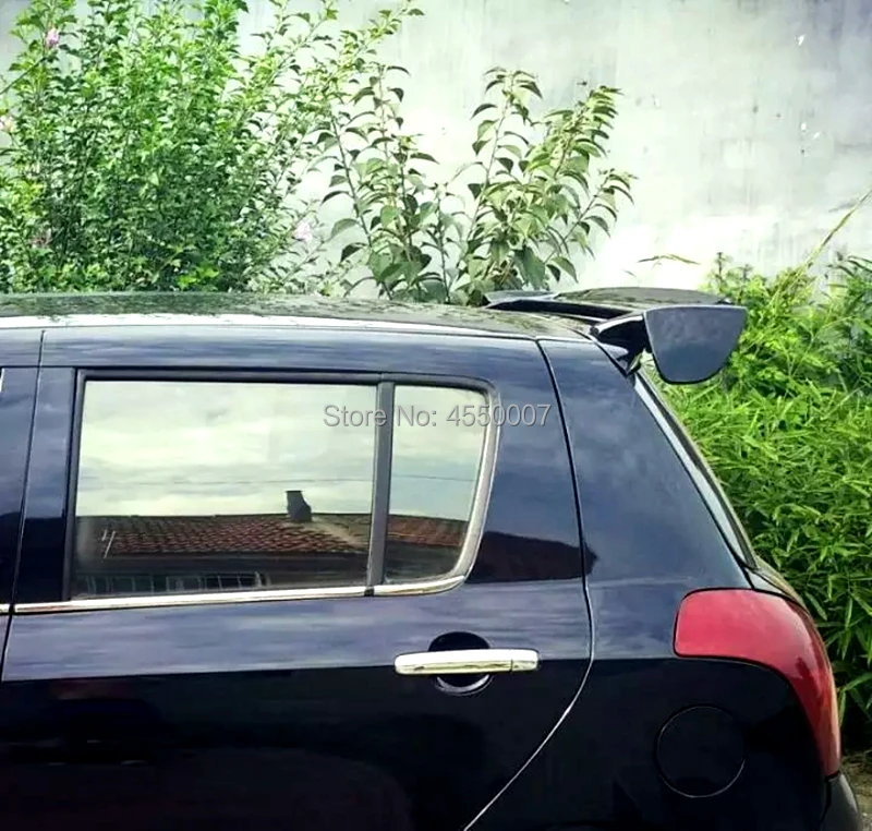 Для swiфт спойлер Высокое качество ABS Материал заднего крыла для Suzuki swift спойлер 2007 2008 2009 2010 2011 2012 2013