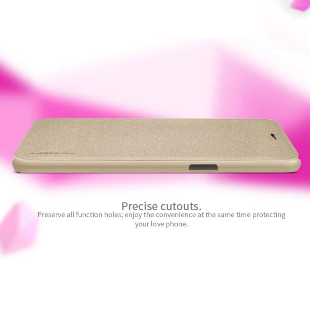 Флип Чехол для OnePlus 5 Nillkin Sparkle Флип кожаный чехол 1 плюс 5 A5000 один плюс 5 Смарт сна функция телефон Сумки
