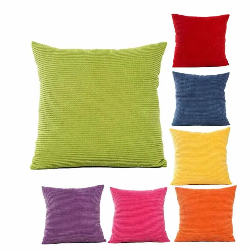 

Luxury Color Pillow Case Vintage Pillow Case Waist Throw Pillow Covers Home Textile 45cm*45cm color optional kissenbezug 50p