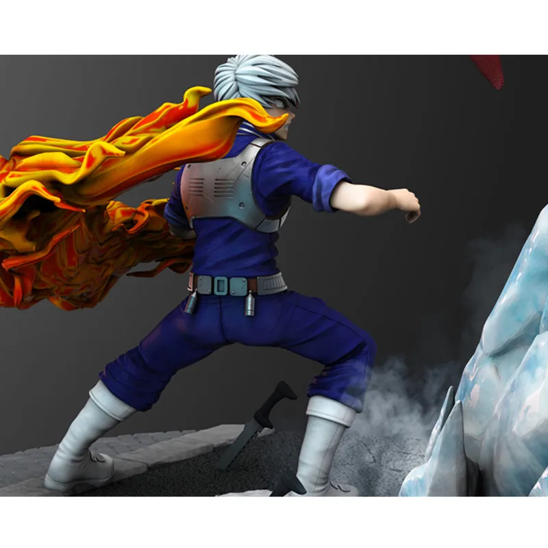Предпродажа мой герой Academy Stain VS Todoroki Shoto GK Смола сцены статуя фигурка игрушка(Срок поставки: 60 дней) X740