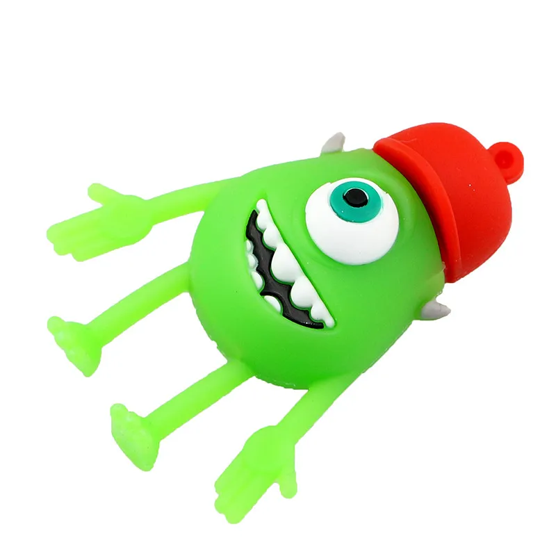 Милый монстр университет улыбка корова 64 ГБ 32 ГБ 16 ГБ 8 ГБ 4 ГБ Mike Wazowski USB 2,0 карта памяти флеш-накопитель
