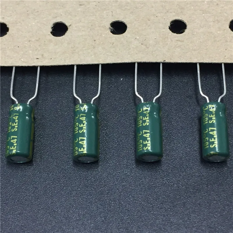 100 шт. 4 7 мкФ 50V SUNCON(SANYO) AX series 5x11 мм 50V4.7uF низкий импеданс долгий срок службы