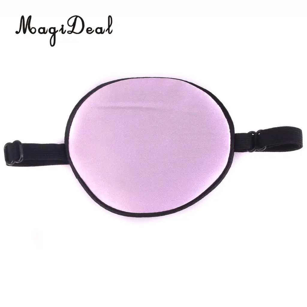 Kid Light Purple MagiDeal Дети/взрослый Шелковый сменный Регулируемый глаз патч тени для век Хэллоуин Вечеринка нарядное платье Косплей Костюм подарки - Цвет: Kid Light Purple