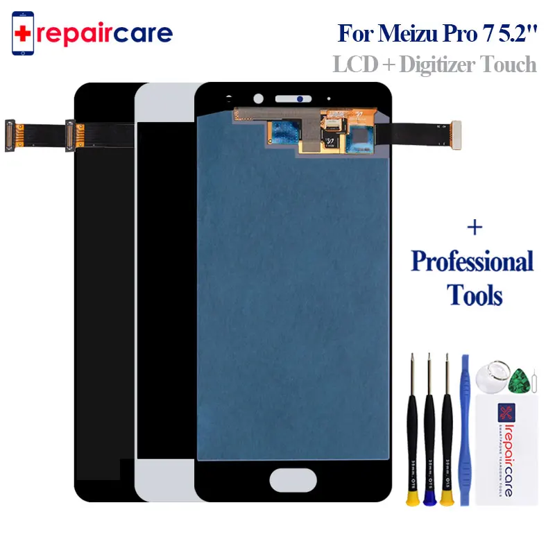 

5.2'' Super AMOLED Display For MEIZU Pro 7 LCD Touch Screen Pro7 Pro 7 LCD M792M M792H Digitizer Replacement Parts