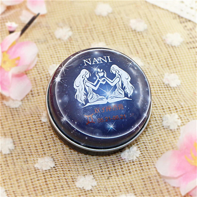 High Quality 12 Signs Constellation Zodiac Magic Solid Deodorant Solid Fragrance Magic Balm For Women Men - Цвет: Gemini