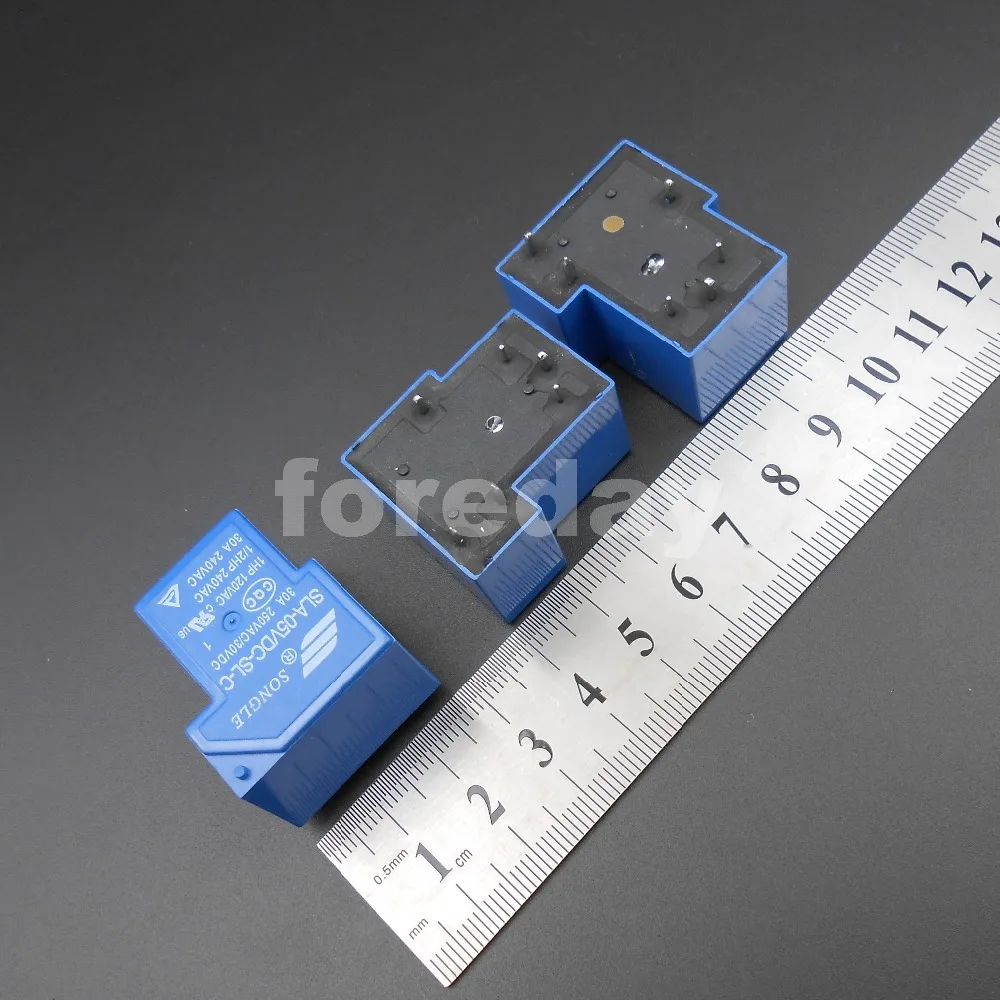 400 шт. синий SLA 05 12 24VDC SL C 6 контактов SONGLE R реле питания 5 в В 24 DC SPST оригинальный 30A