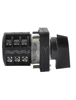 Lw8 10a на панель 3 Position мифазный поворотный переключатель 380 В 10A|switching fet|switch panel