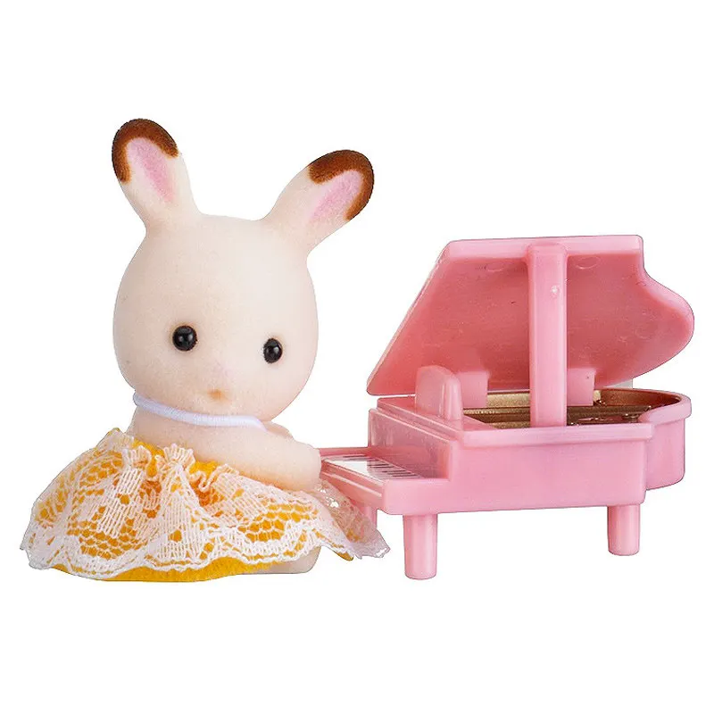 Sylvanian Family кукольный домик пушистые мини детские фигурки коллекция 4 см игрушки