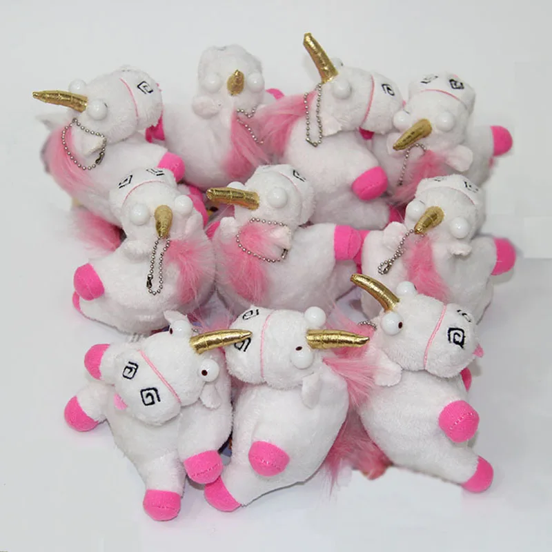 13 см 1 шт. плюшевые Игрушечные лошадки единорог брелок для ключей кулон мягкие