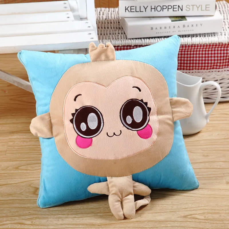 Free Sgipping 50x50cm Multifunction Double Zipper Pillow Cushion Cartoon Cute150x195cm Quilt Blankets Gift Car Chair Sofa Bed | Дом и сад