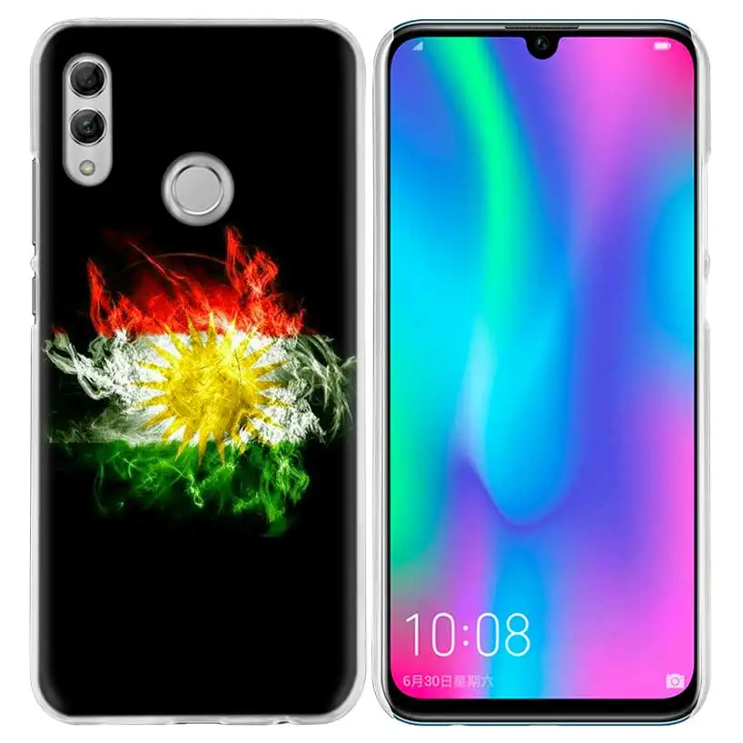 Курдистана чехол с флагом для huawei Honor 8X Y9 9 10 Lite Play 7C 8C 8S 8A фотоаппаратов моментальной печати 7S 7A Pro V20 20i Y6 Y7 Y5 жесткий чехол из ПК для телефона Coque