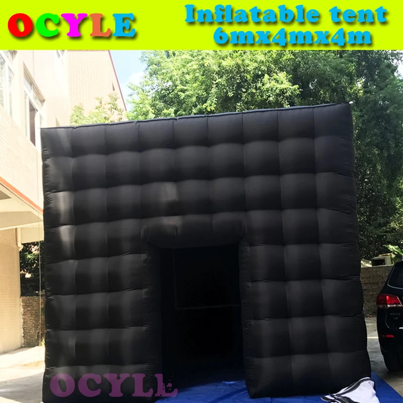 Черная надувная кубическая палатка для улицы 6 м|outdoor inflatable|tent inflatableinflatable outdoor |