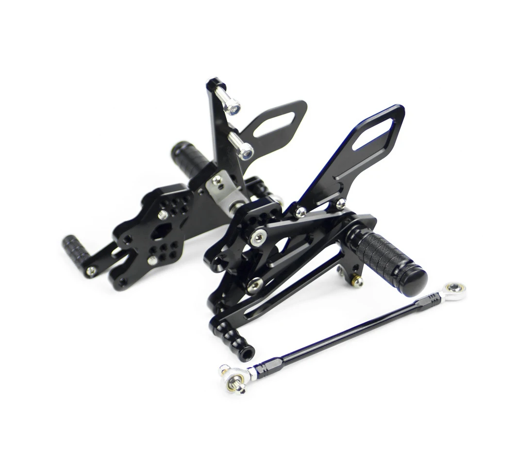 NICECNC CNC Заготовка гонка сзади регулируемая подножка наборы для ухода за кожей Rearset
