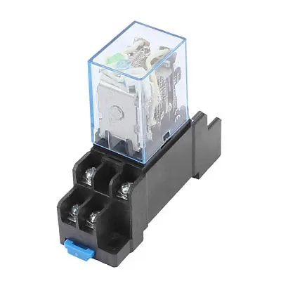 DC 12V 10A Coil Electromagnetic Power Relay Socket w DTF08A Base | Обустройство дома