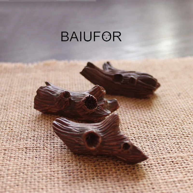 BAIUFOR миниатюрная имитация коричневого дерева основание пня сказочный сад