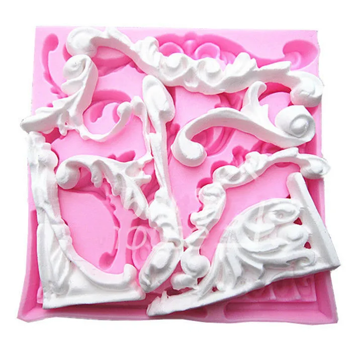 Силиконовая форма в форме лозы помадка паста сделай сам прессование стиле