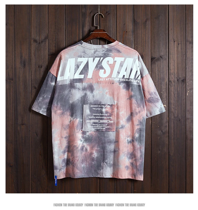 Tie Dye футболка мужская с принтом винтажная психоделическая Ослепительная футболка большого размера хип хоп Уличная Rap Rock Harajuku Ulzzang мужские футболки
