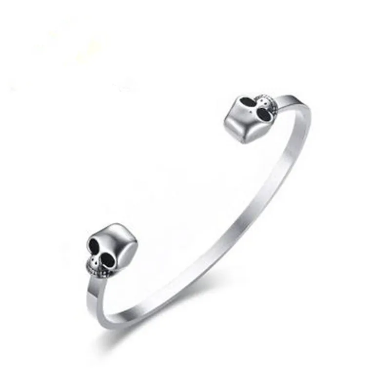 2017 Популярные изысканные ювелирные изделия из нержавеющей стали Открытый Череп