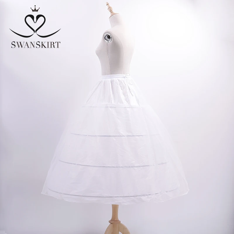 Swanskirt Роскошные Обручи из кринолина линия свадьба Нижняя юбка эластичный пояс свадебное платье юбка невесты ACC 01