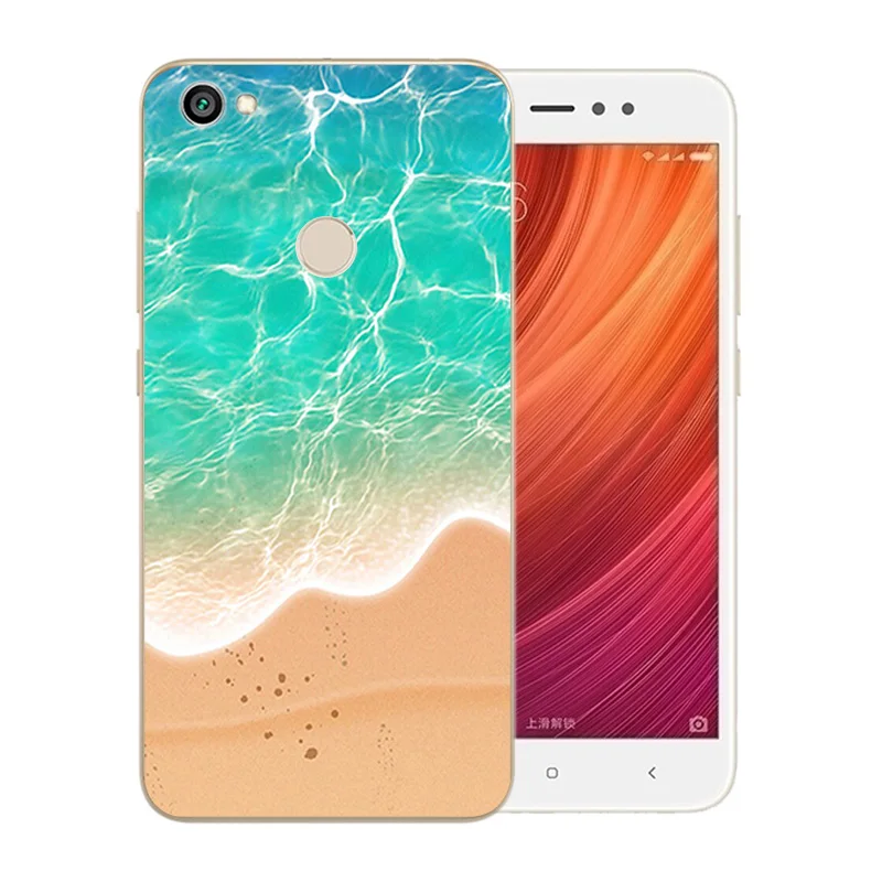 Для Xiaomi Redmi Примечание 5A Prime чехол для телефона с отпечатком пальца силиконовый