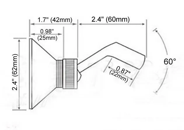 Polished Chrome Brass Bathroom Hand Held Shower Head Bracket Wall Mounted / Accessory msh060 | Обустройство дома