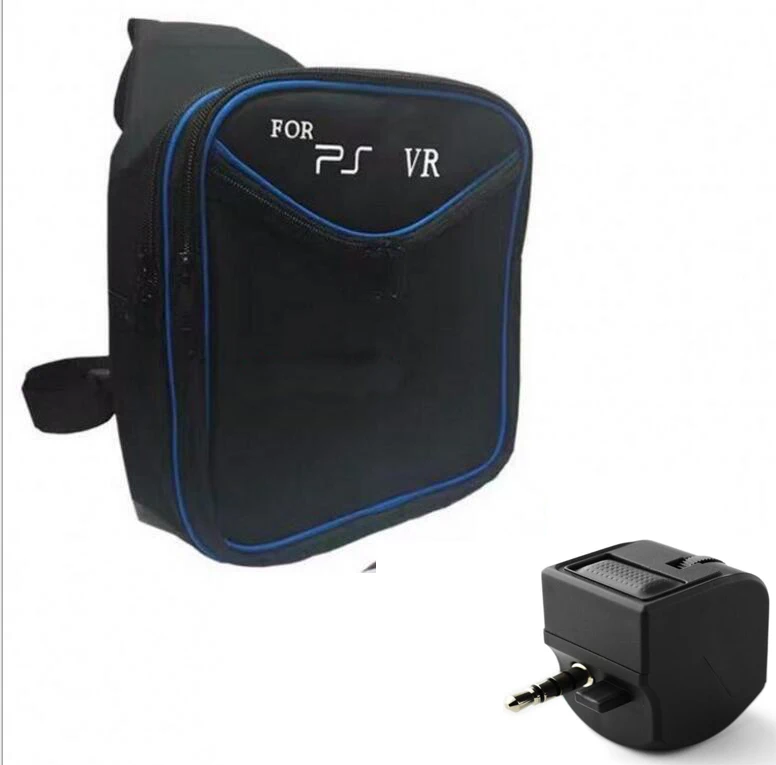 Чехол сумка для PSVR Дорожный хранения через плечо + Адаптер аудиогарнитуры