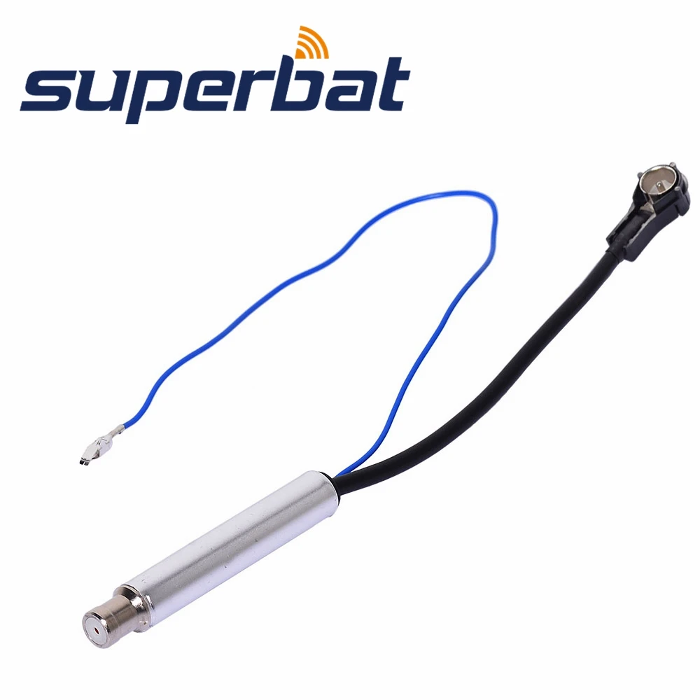 Supetbat DAB + антенна AM/FM ISO Женский штекер усилитель сигнала радио для автомобильного