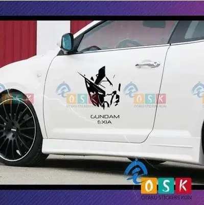 Японская виниловая наклейка с героями мультфильмов аниме GUNDAM EXIA настенная