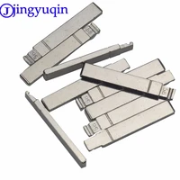 jingyuqin 58 blade 10pslot car replacement remote blank flid folding car key uncut blade for citroen triumph