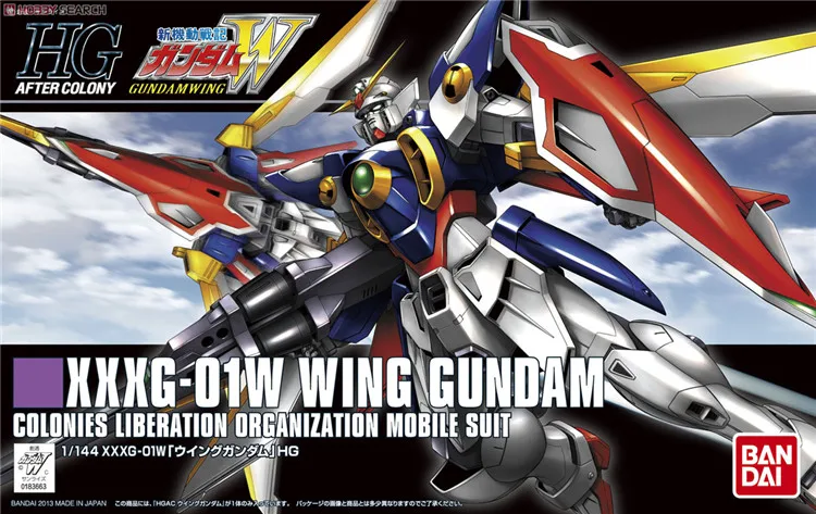 Bandai Gundam HGUC 1/144 крыло мобильный костюм Сборная модель наборы экшн фигурки