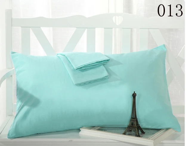 100% чистый хлопок наволочка с со скрытой застежкой-молнией на подушку 48x74cm