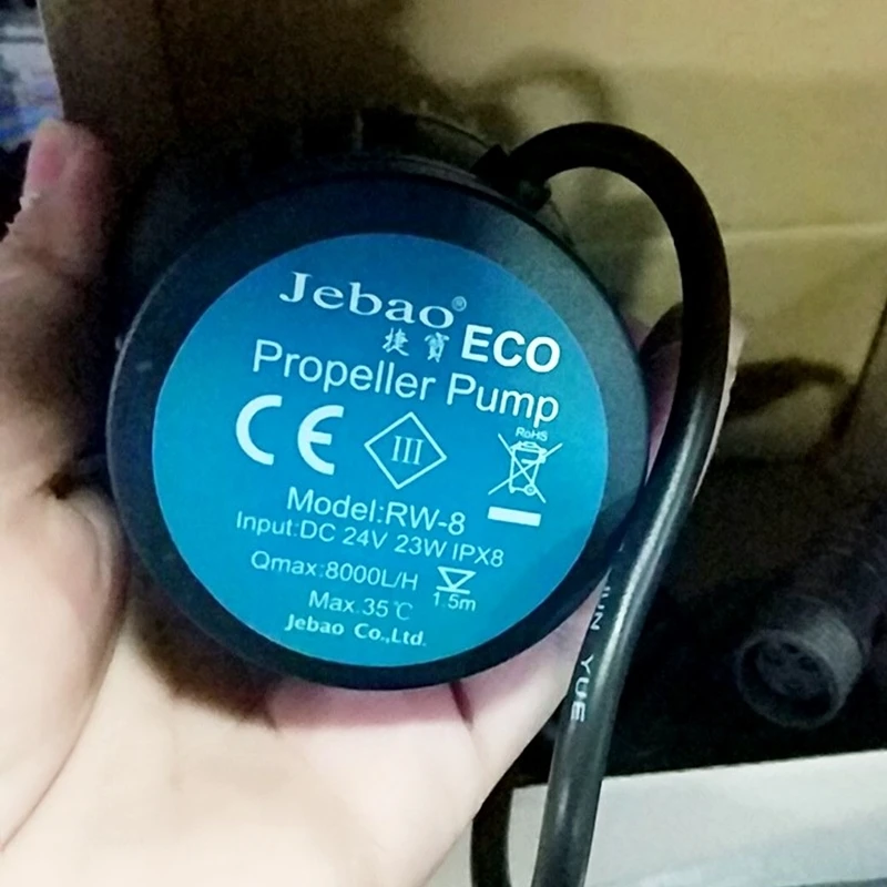 JEBAO RW8 беспроводной WAVEMAKER умный контроллер пропеллерный насос волновой генератор для коралловых рифов морской насос для бассейна 110 В 220 В 8000LH