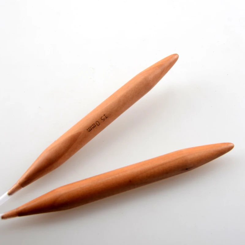 Спицы 15 мм диаметр Толстые круглые натуральные твердые деревянные спицы ручной