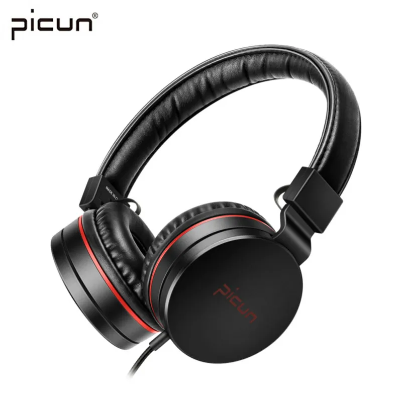 Picun C18 рок бас Проводная гарнитура Музыка Gamer наушники в линии с HD микрофон для Iphone
