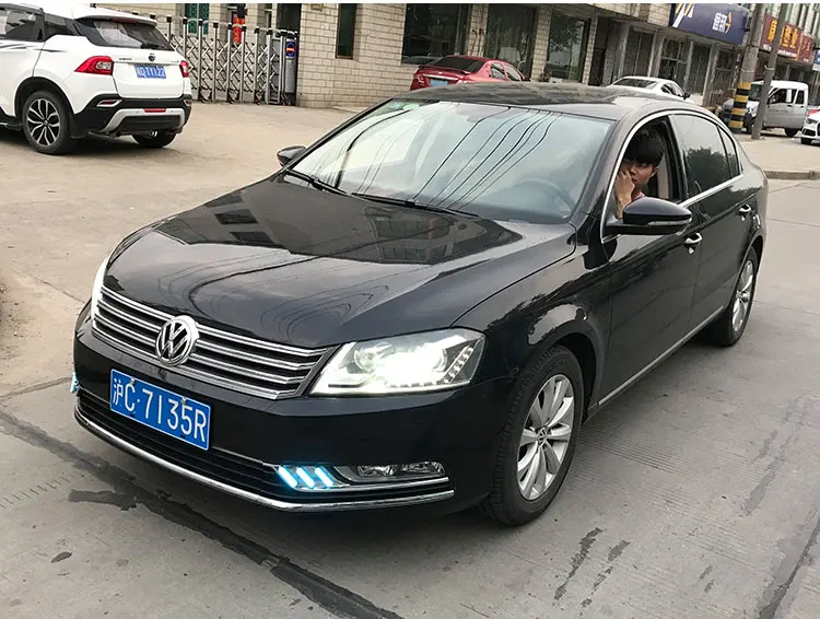 EOsuns светодиодный DRL дневного света для Volkswagen VW Passat B7, беспроводной контрольный переключатель, тусклый контроль, высокое качество