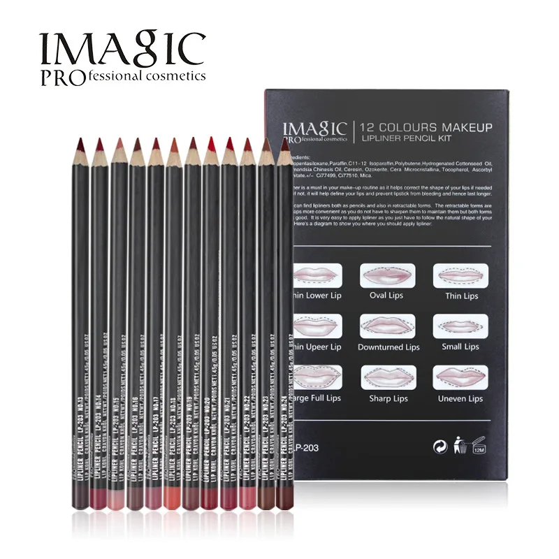 IMAGIC набор карандашей для губ Косметика контурирования подводка Карандаш