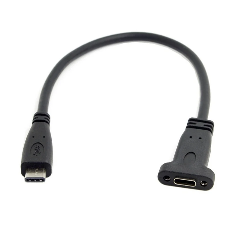 0 2 м Φ USB 3 1 Type C штекер гнездо Удлинительный кабель для передачи данных с