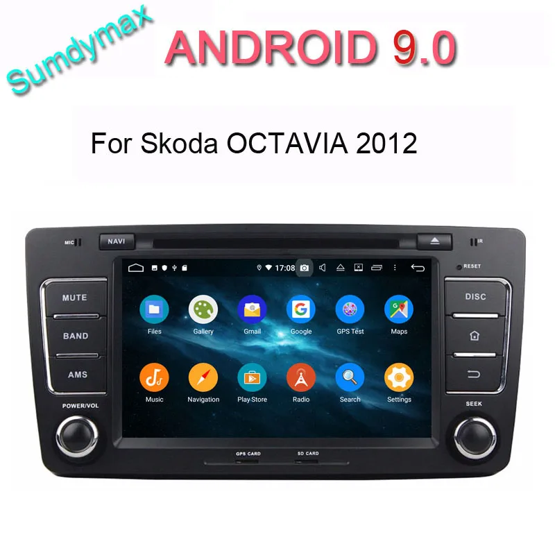 Автомобильный dvd плеер с восьмиядерным процессором 8 &quot android 9 0 gps glonass Wi Fi DSP bluetooth