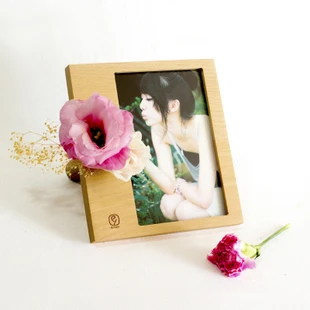 Flower wool photo frame gift small fresh | Дом и сад