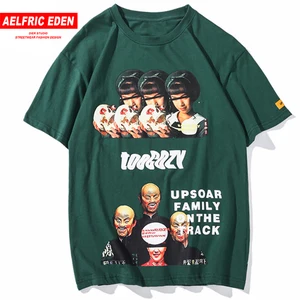 Забавная футболка с 3d принтом для мужчин 2018 летние хлопковые футболки уличная одежда хип-хоп футболка с коротким рукавом для скейтборда UP06