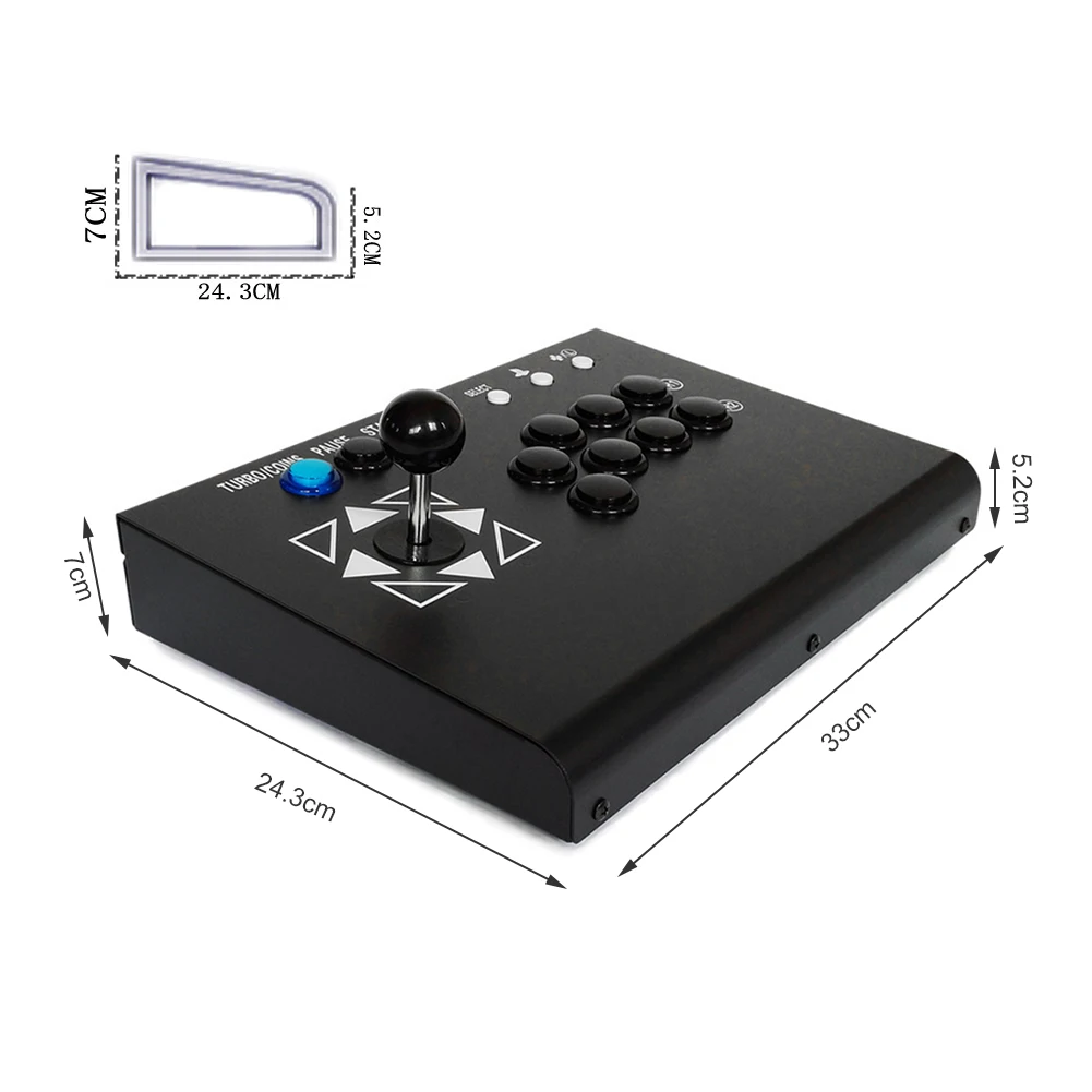 3D Pandora 7 1299 в 1 аркадная игровая консоль для ТВ ПК PS3 монитор Поддержка HDMI VGA USB с функцией паузы и турбо