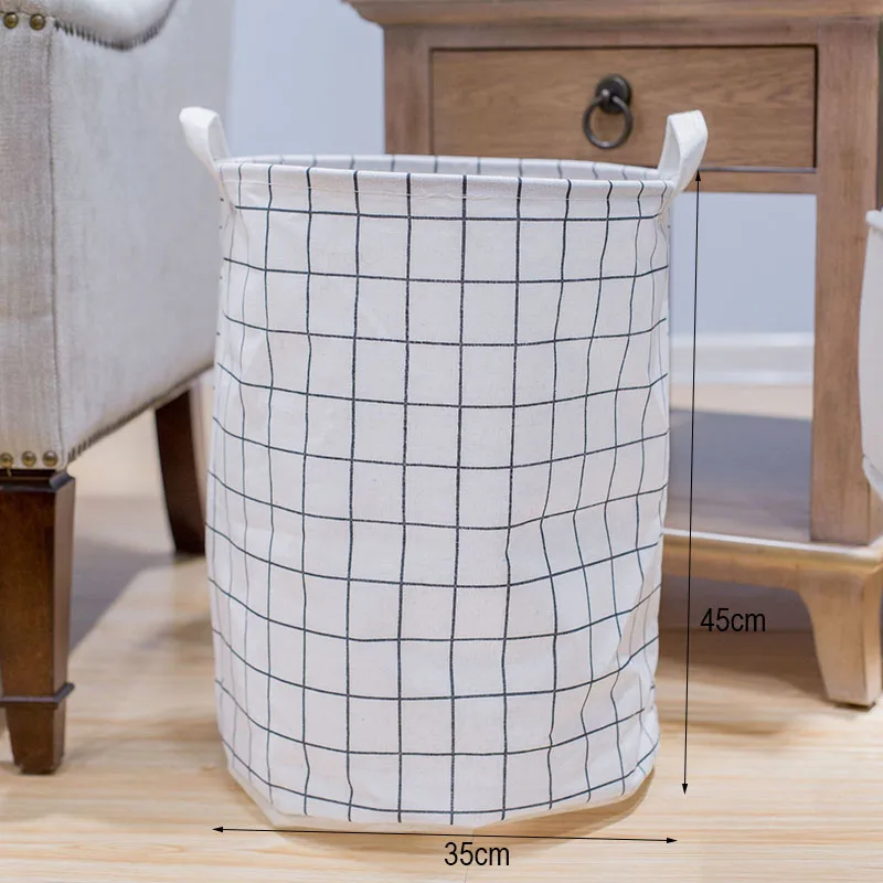 White ONEUP Новая Большая сумка для белья, корзины для хранения одежды, домашняя одежда, органайзер, сумка для хранения детских игрушек, домашняя складная корзина для белья - Цвет: White