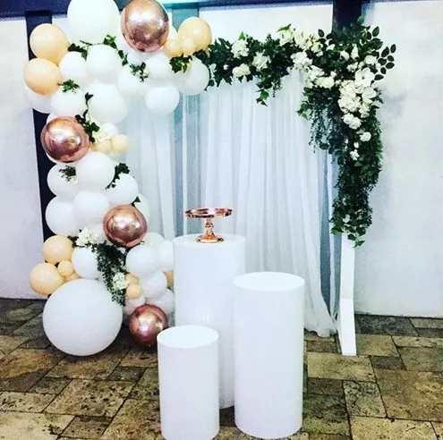 Lastest Party flower stand cake candy display metal rack wedding round table cylinder Pillar columns | Дом и сад