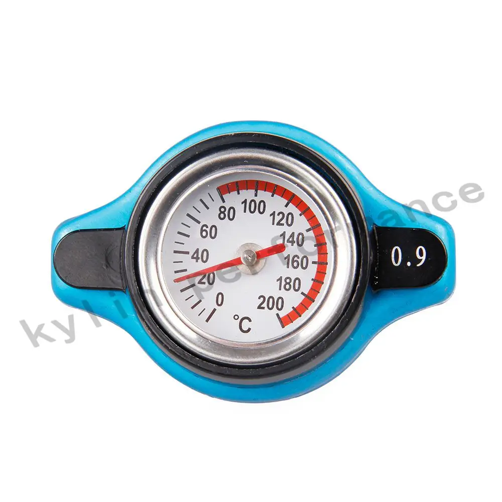 0.9 bar RACING Thermost крышка радиатора 0,9/1,1/1,3 бар маленькая голова uprited синий - Цвет: 0.9 bar